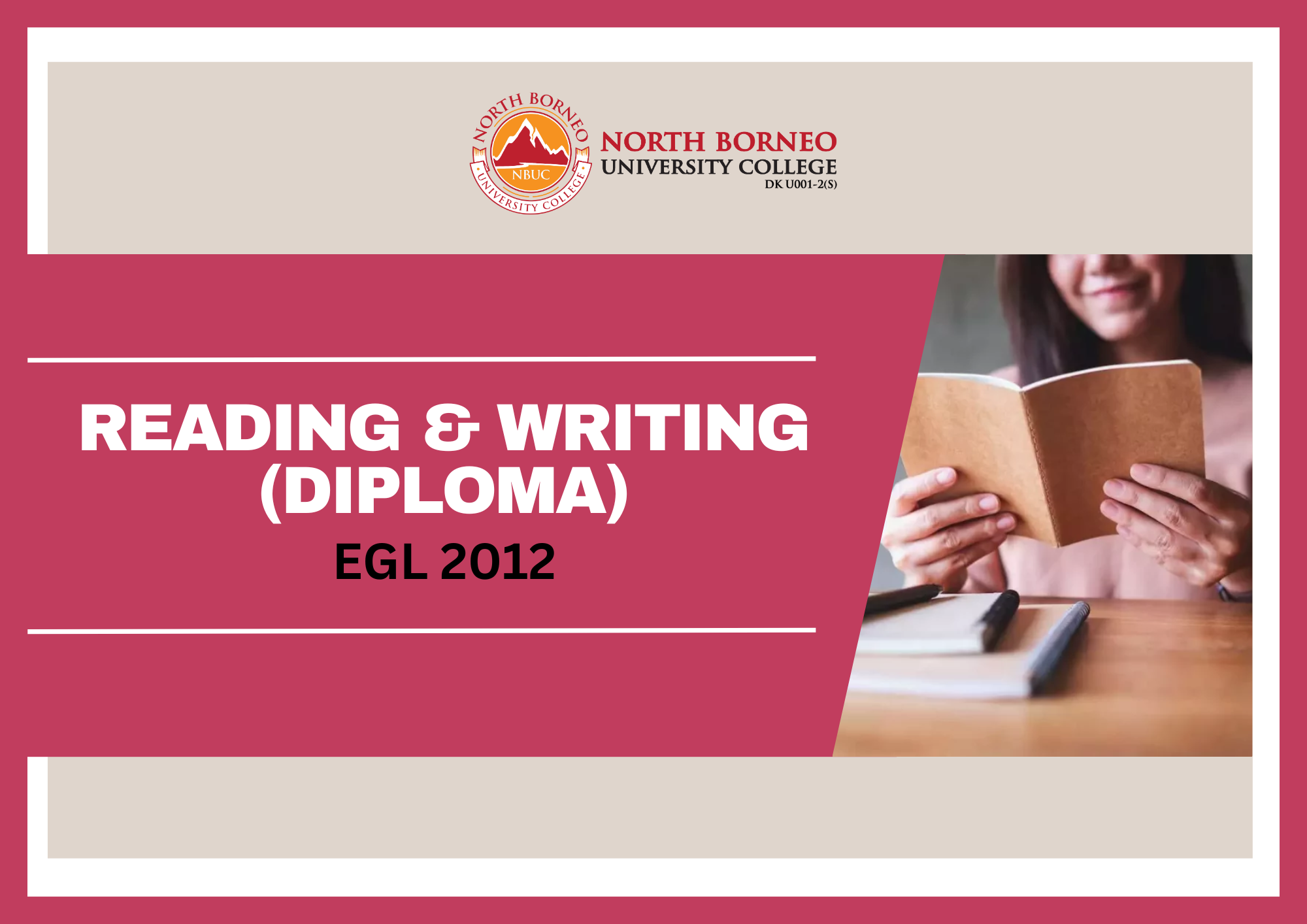 READING AND WRITING (DIPLOMA / EGL 2012  )