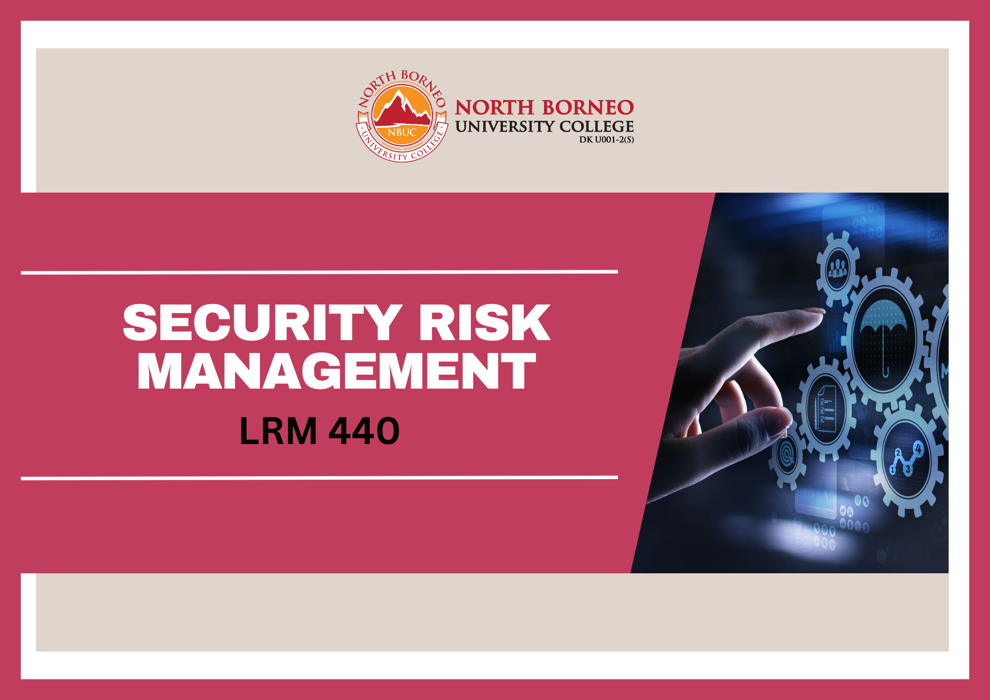 Security Risk Management																						