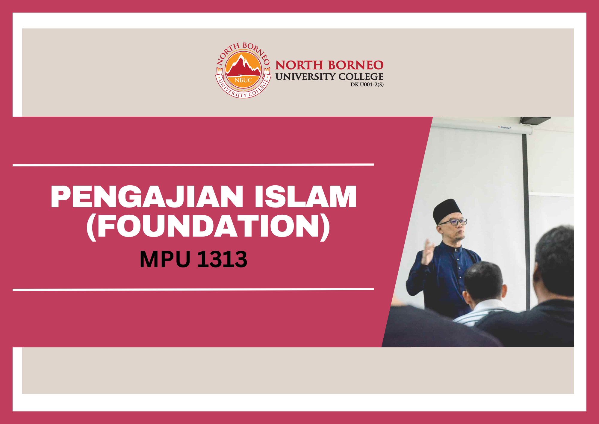 PENGAJIAN ISLAM (FOUNDATION / MPU 1313 )