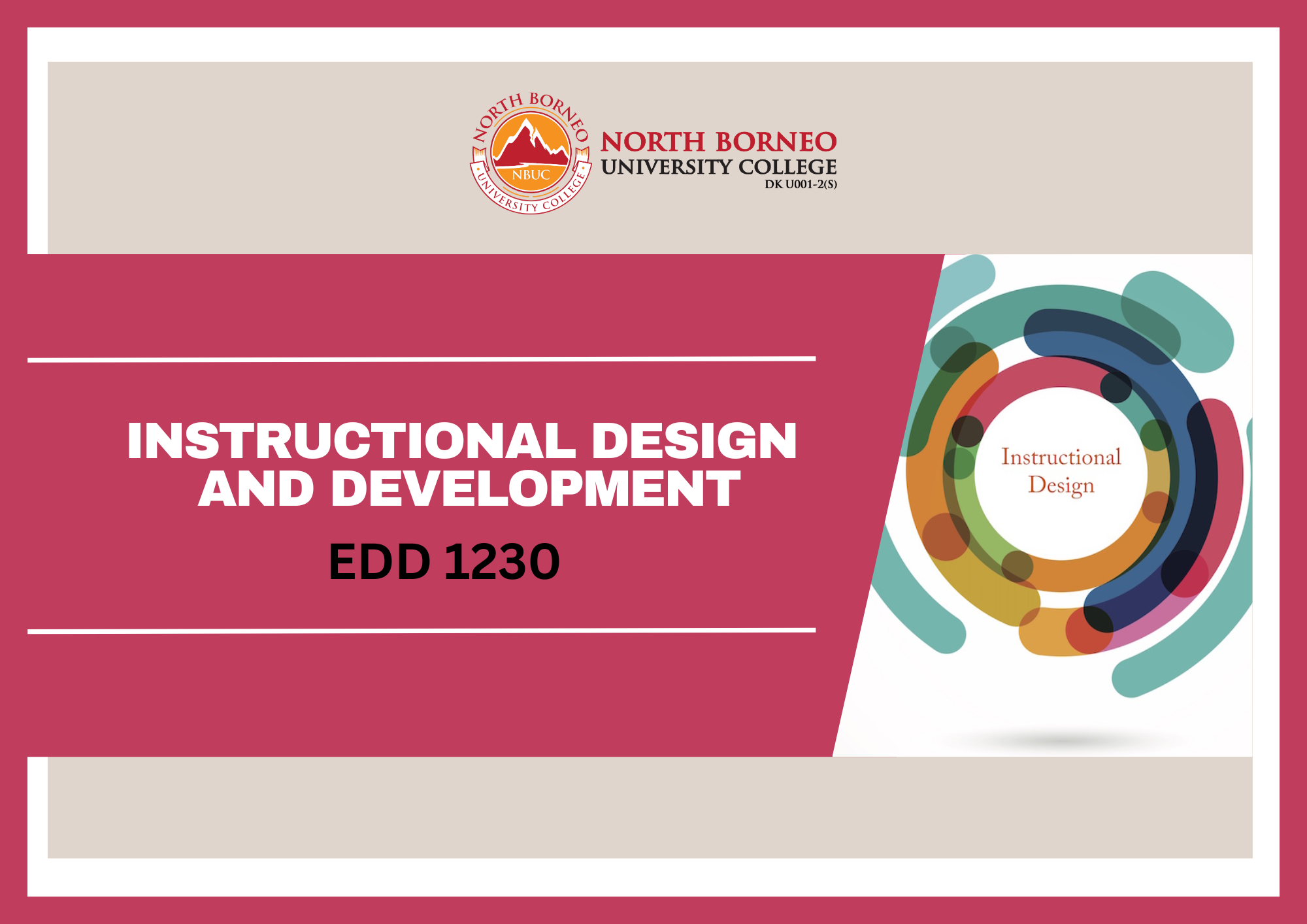 Instructional Design &amp; Development