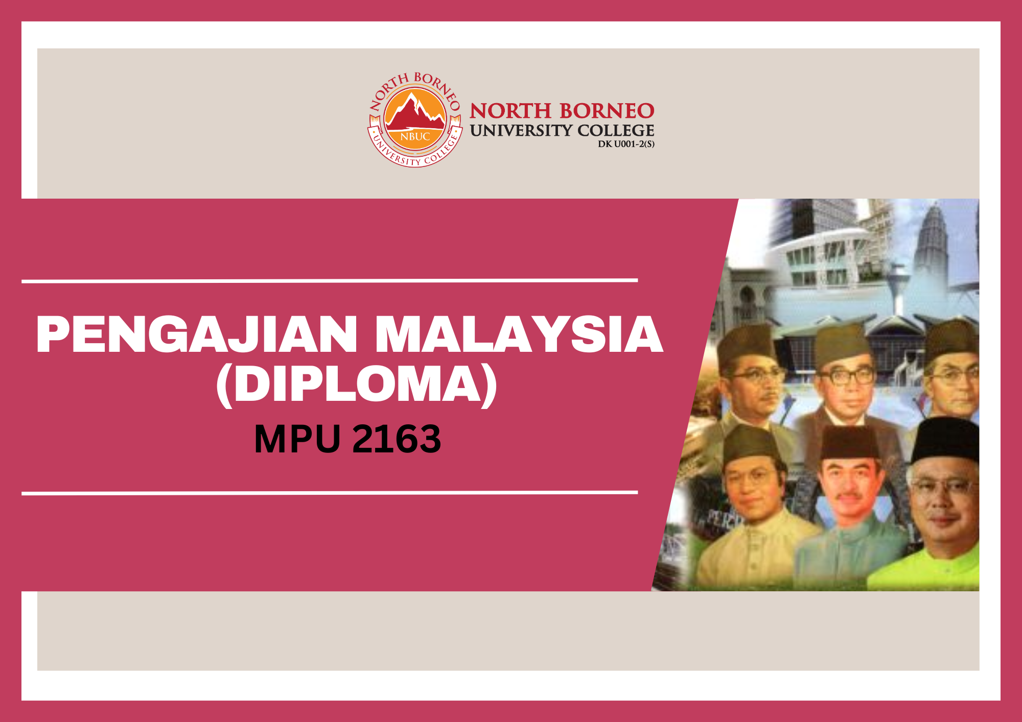 PENGAJIAN MALAYSIA 2 (DIPLOMA /MPU 2163)