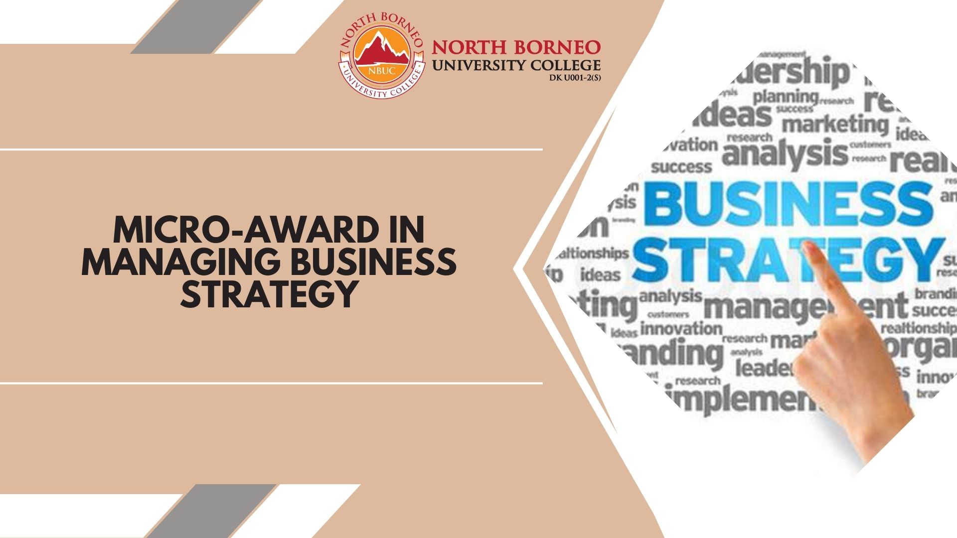 MICRO-AWARD IN MANAGING BUSINESS STRATEGY